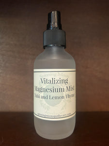 Vitalizing Magnesium Mist -- Lemon Thyme and Tulsi