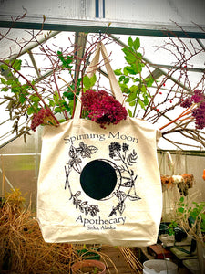 Spinning Moon Tote Bag